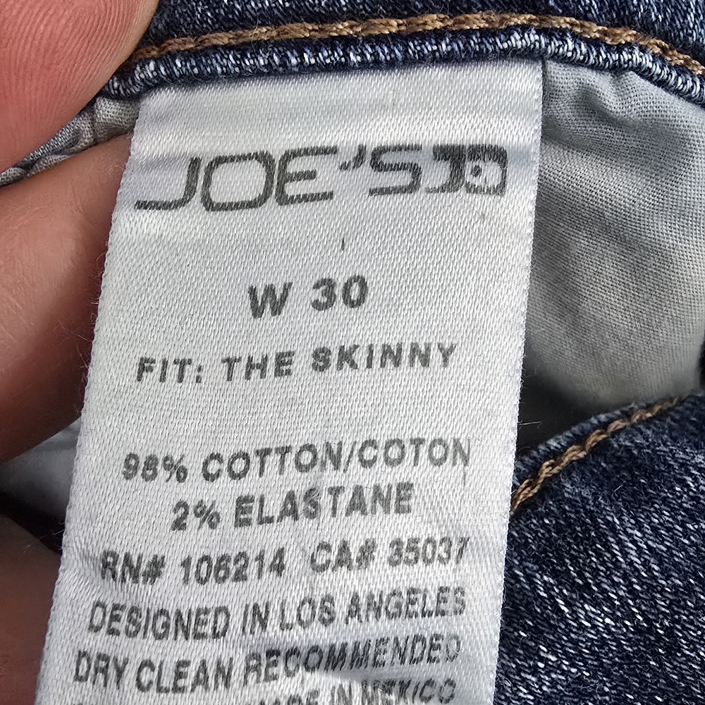 Joe's Jeans Women's Skinny Sz 30 Blue Denim Stretch - Picture 7 of 8